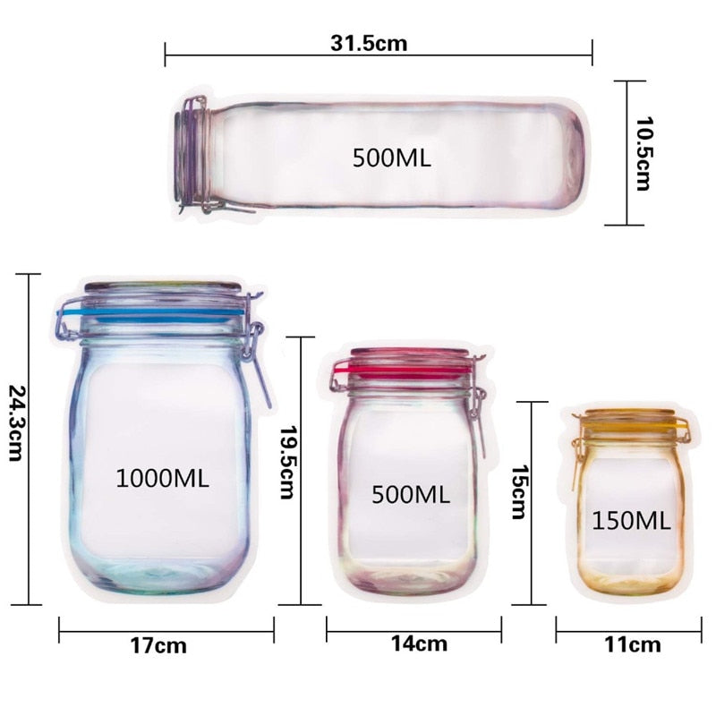 Kit Porta Alimentos - Bag Save ®