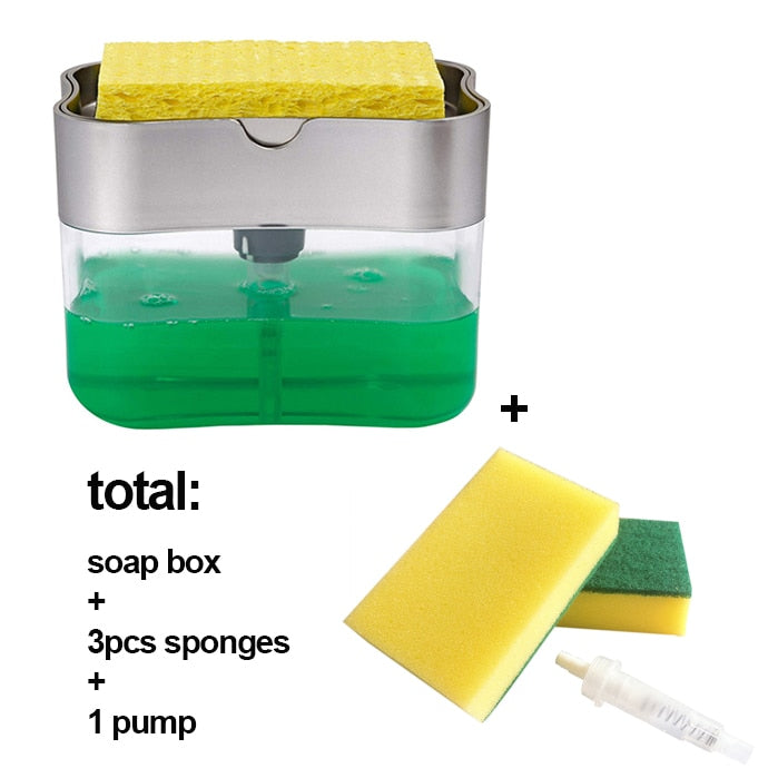 Dispensador De Sabão Para Esponja